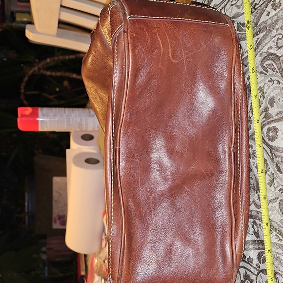 Dooney & Bourke Brown Leather Shoulder Bag,  Florentine,Italian